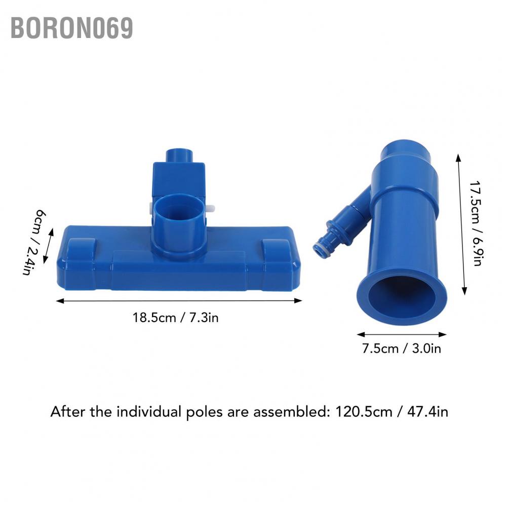 Boron069 Máy hút bụi phản lực hồ bơi di động với bàn chải Công cụ làm sạch Tiêu chuẩn EU