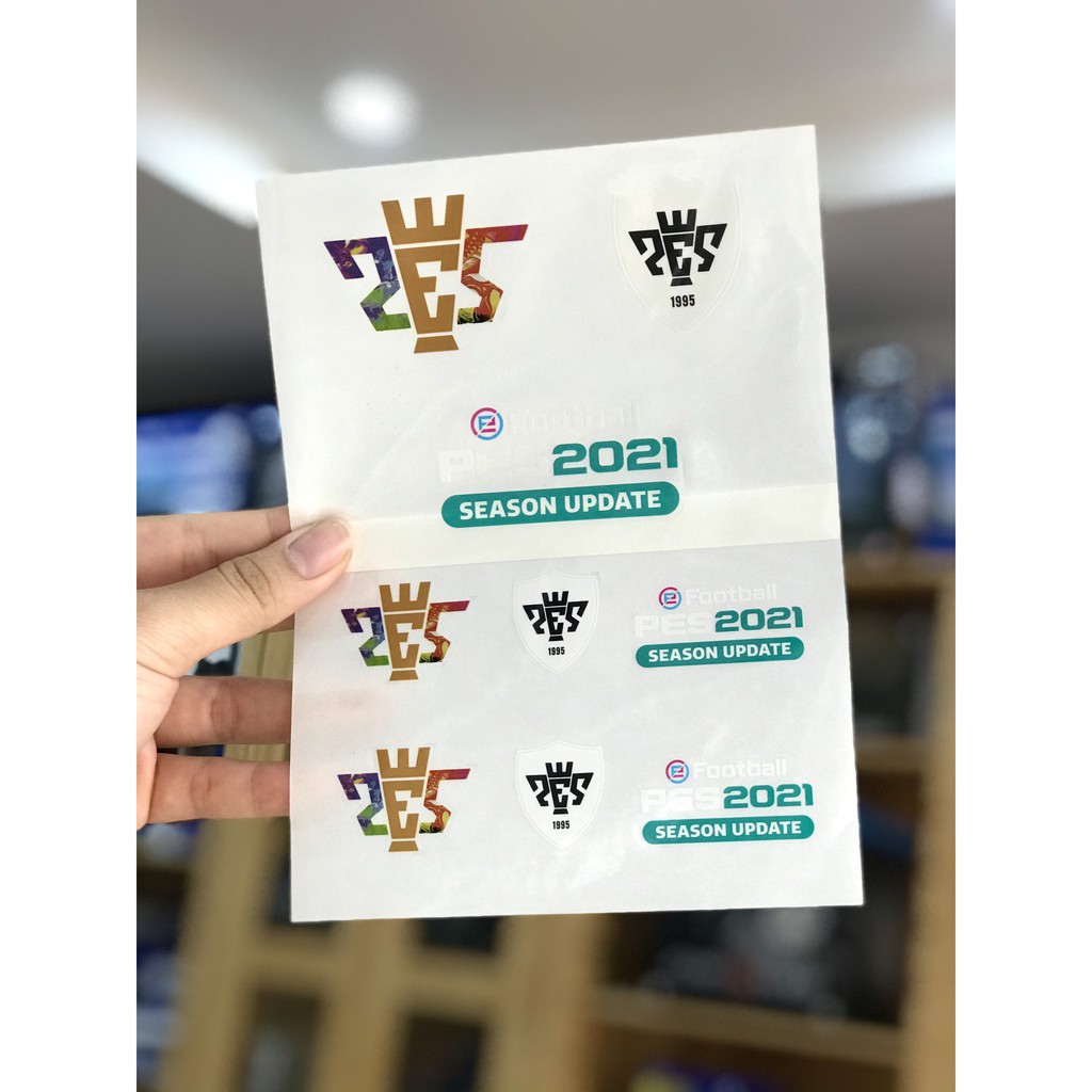 Bộ lịch Monthly Planning và sticker logo PES 2021