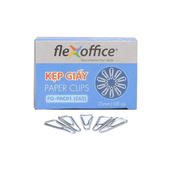 Kẹp giấy C62 ( Bộ 2 hộp)
