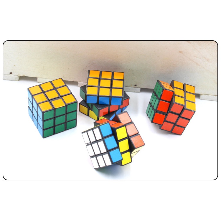 Đồ chơi rubik mini hình khối 3x3x3, Rubik xếp hình khối lập phương, Đồ chơi thông minh giải trí phát triển trí tuệ