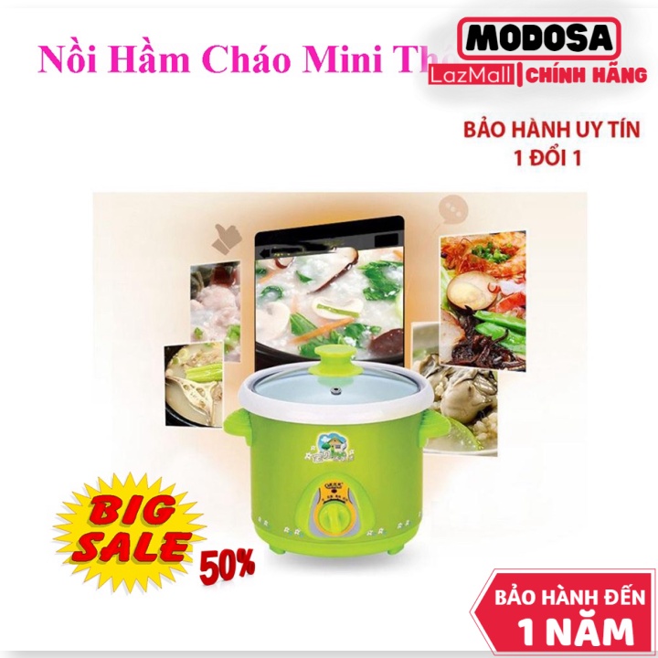 Nồi Nấu Cháo Vouller Cho Bé Cao Cấp Chính Hãng - Nồi Hầm Chậm Đa Năng Nồi Nấu Cháo, Ninh Xương, Kho Cá