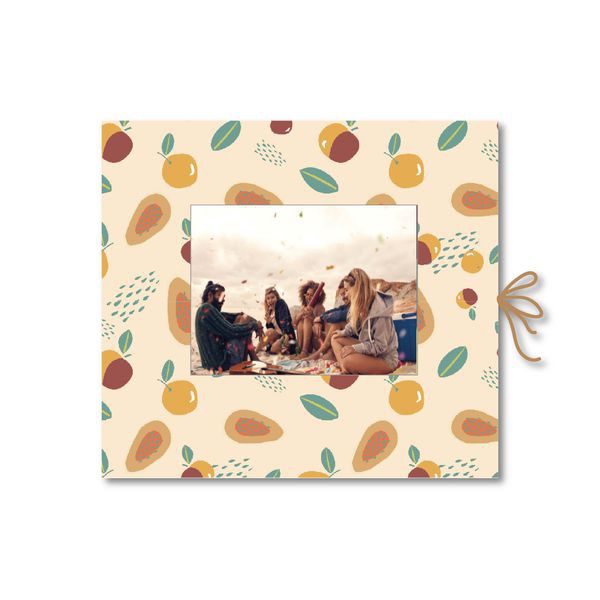 Memory Journal - Sổ dán ảnh Scrapbook ruột Dot &amp; Trơn Crabit - Apricot