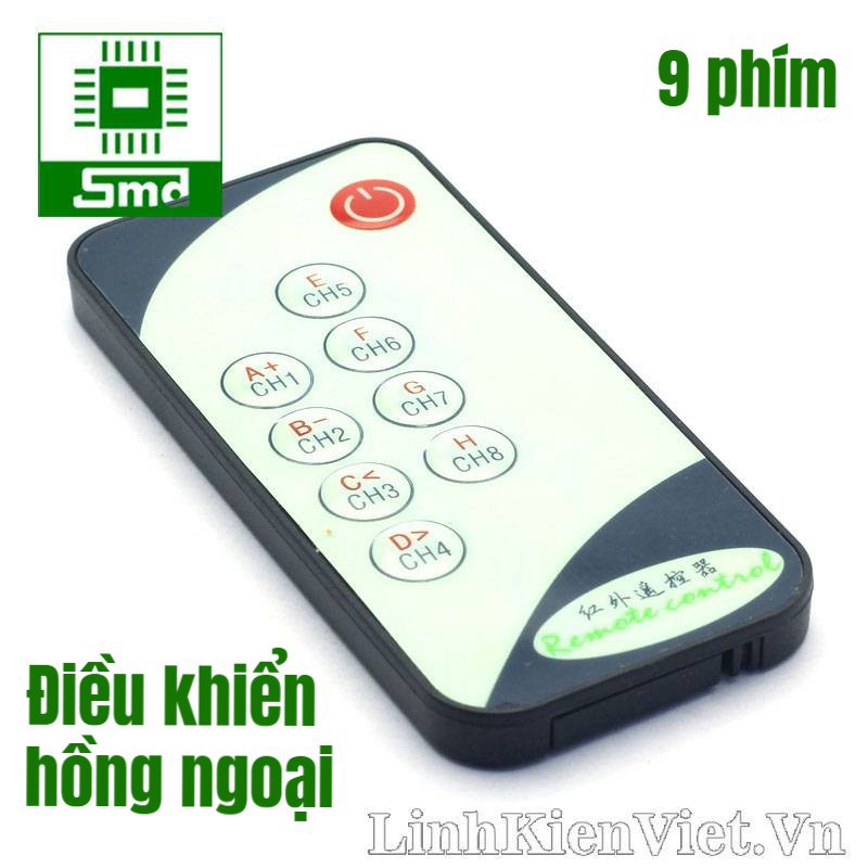 Điều khiển hồng ngoại 9 phím