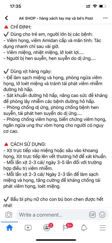 Xịt keo ong vitatree hàng chính hãng