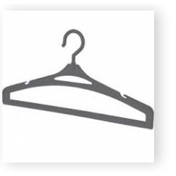 Móc Quần Áo  FREE SHIP Móc Áo Vest Hara 187