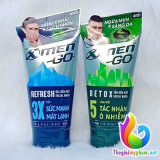 sữa rửa mặt thải độc xmen go 100g
