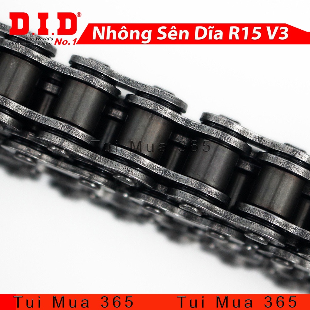 Nhông Sên Dĩa 14T x 48T DID xe Yamaha R15 V3, XSR 155, FZ 155- Sên TFX Phốt Cao Su
