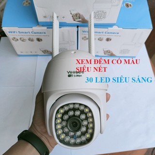 Camera ngoài trời yoosee ptz 30led 3.0mpx siêu nét - có màu ban đêm