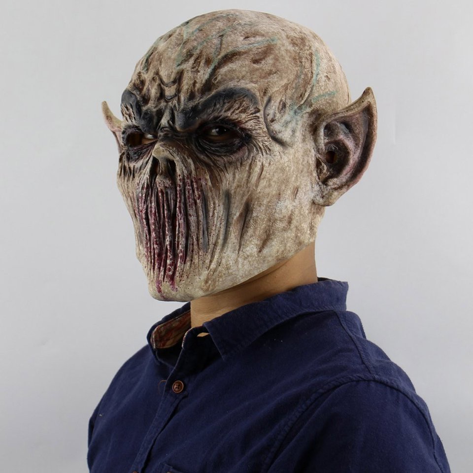 Hophen Đáng sợ Halloween Mặt nạ Khủng bố Mặt nạ ma quỷ Mặt nạ Người ngoài hành tinh Zombie Mũ mặt nạ