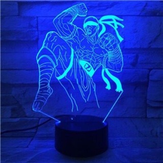 Đèn led 3d đổi màu Leesin quyền thái