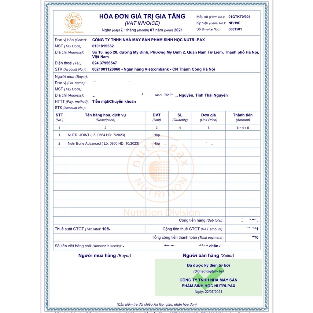 NUTRI JOINT _  Viên dưỡng khớp _ Ngừa thoái hóa khớp _ Hộp 1 chai 60 viên