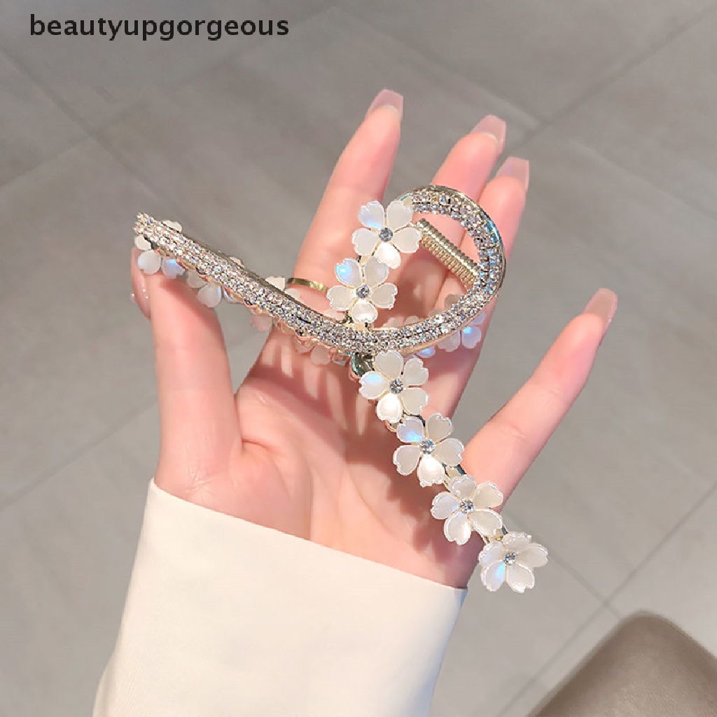 [Beautyupgorgeous] Trâm Cài Tóc Hình Hoa Đính Ngọc Trai Thủ Công Tinh Khiết Phong Cách Hàn Quốc