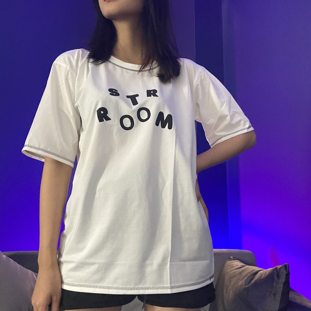 [ Quà tặng là khẩu trang bạn nhé] Áo phông tay lỡ STR room chất liệu cotton siêu thoáng | BigBuy360 - bigbuy360.vn