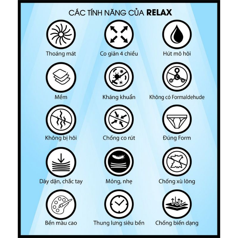 Quần lót thể thao nam Relax Rltk48( chất liệu vải cotton USA)