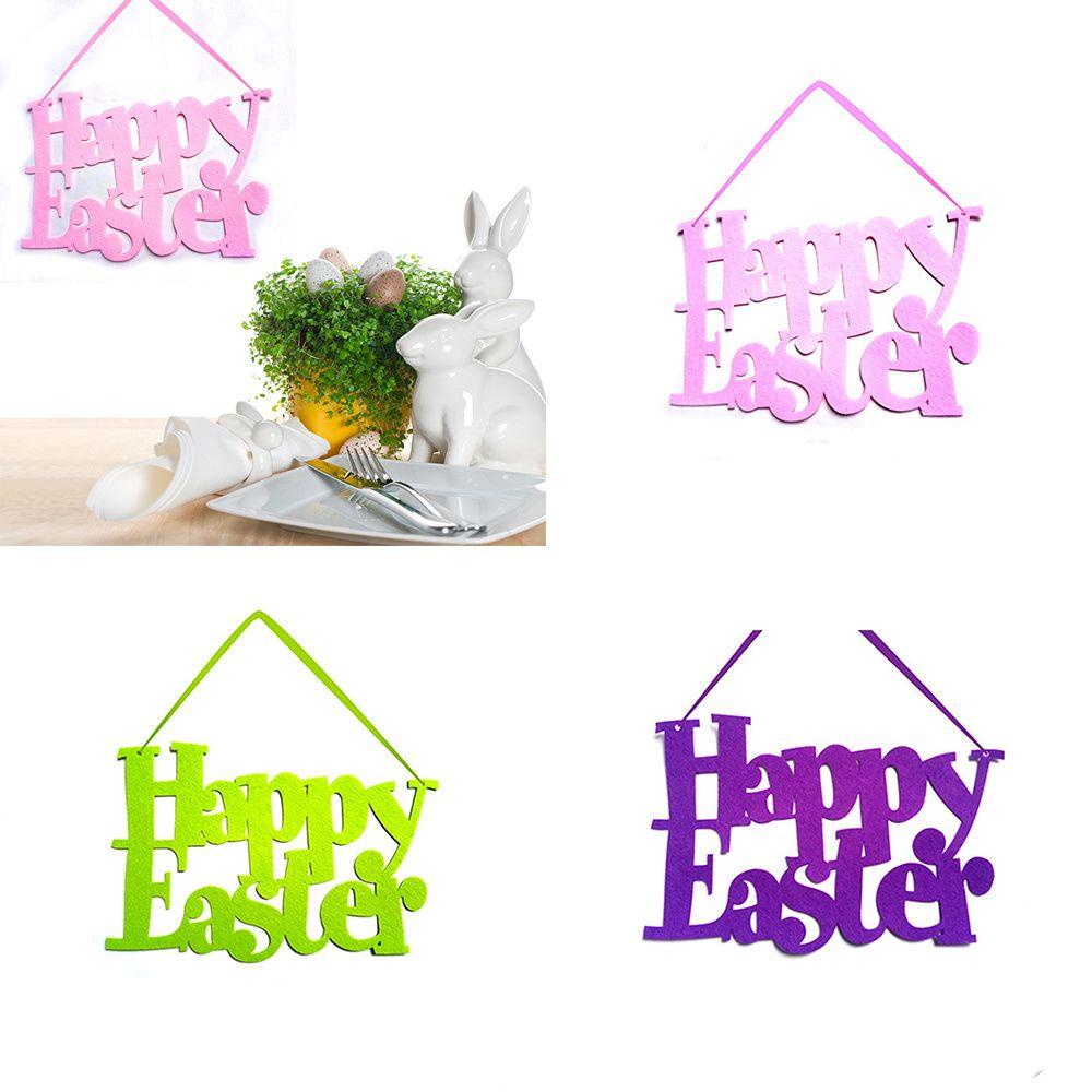 Phụ Kiện Treo Trang Trí Nhà Cửa Hình Thỏ Phục Sinh DIY