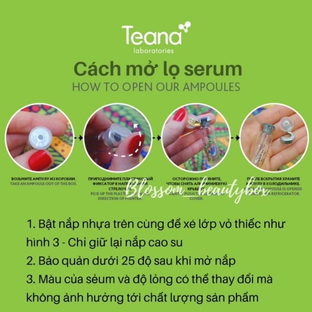 SERUM TEANA D3 SEA COLLAGEN và D7 ELASTIN săn chắc, căng bóng