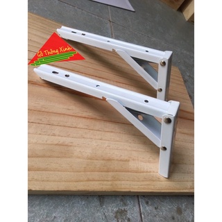 Giá đỡ kệ gấp gọn thông minh, bản lề gấp gọn thông minh bản dài 20cm, chịu lực tốt, có thể gấp gọn khi không dùng đến