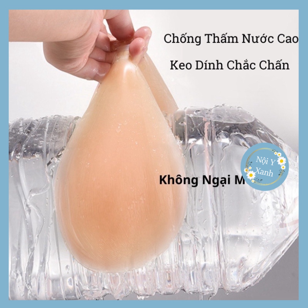 Miếng Dán Ngực Silicon Nâng Ngực , Áo Ngực Dán Cài Trước Tạo Khe Quyến Rũ 400 Nội Y Xanh chất thoáng mát cao cấp