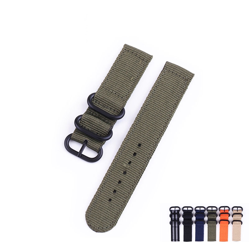18 20 22 24mm Nylon Watch Strap Watch Accessories High Quality Watch Band Watchbands