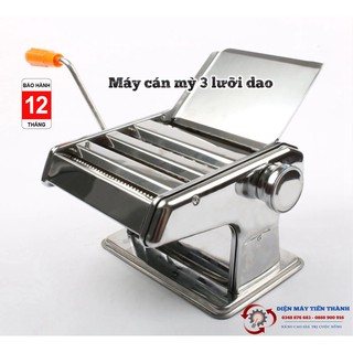 MÁY CẮT MỲ - Máy Cán Mỳ 3 Lưỡi Cắt