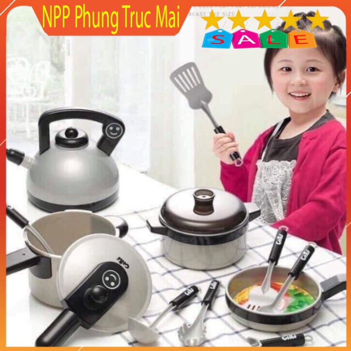 Đồ chơi cho bé đồ chơi nấu ăn 36 món có đèn có nhạc Phungtrucmaistore