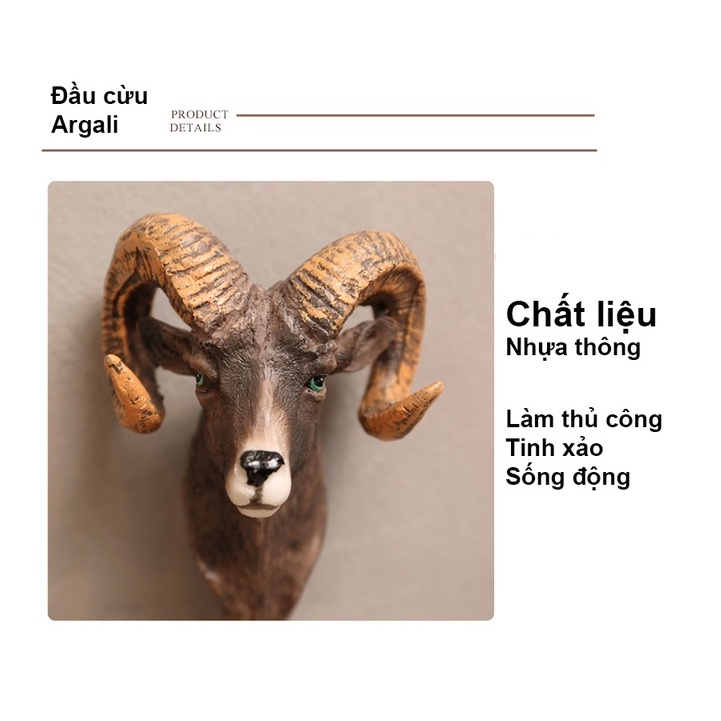 Móc treo đồ thú vật - Trang trí decor quán bar - coffee - thư viện - home