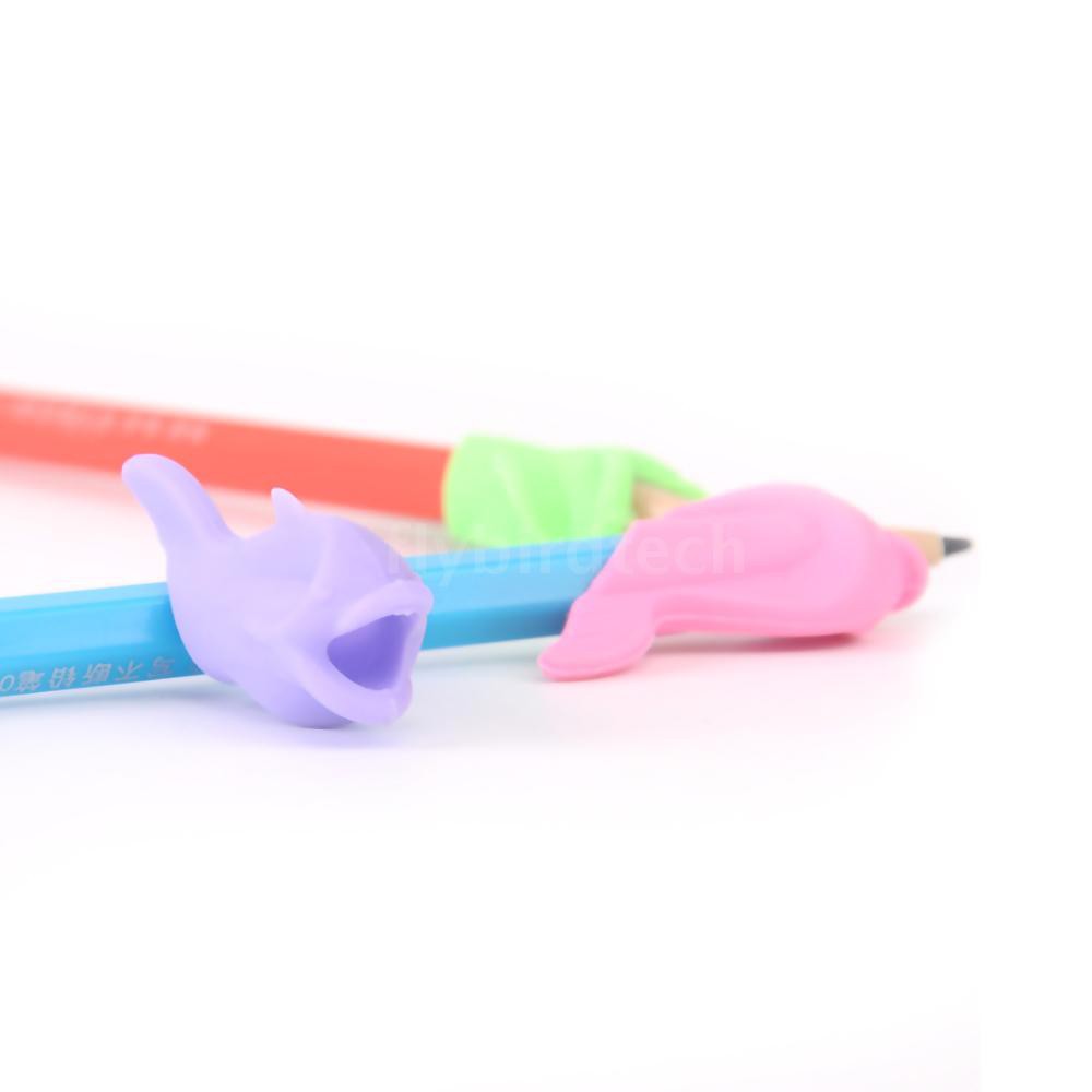 Bộ 20 dụng cụ hỗ trợ tập viết gắn bút chì hình cá mập tiện dụng