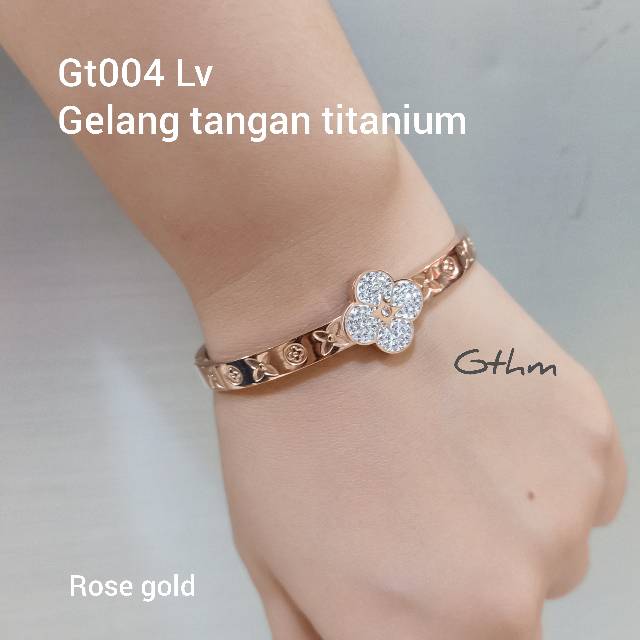 Vòng Đeo Tay Bgt004 Mạ Vàng 18k Cho Nữ