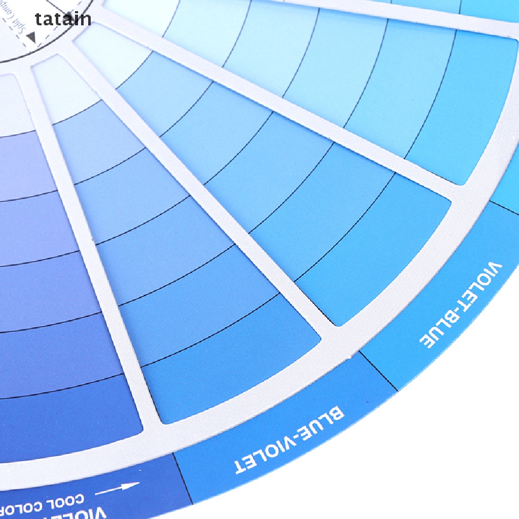 Bảng pha màu bằng giấy hình tròn dùng trang trí móng/ xăm hình CVX
