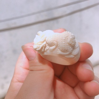 Nhẫn xương mỹ nghệ chạm khắc tì hưu