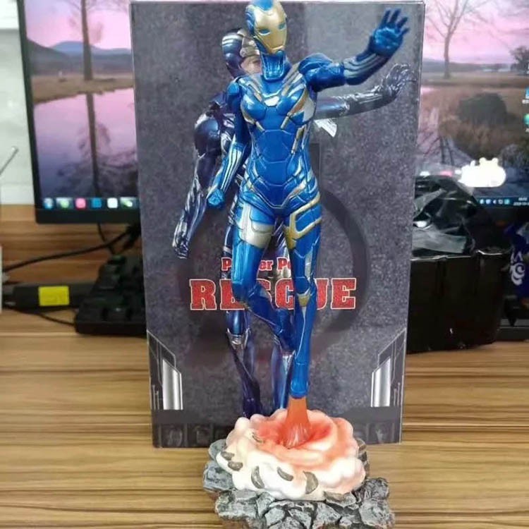 Mô hình tượng Iron man MK85, Rescue vợ tony stark endgame tỉ lệ 1/10