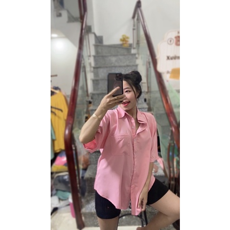 bigsize 60-110kg áo sơmi trơn 60-100kg( hàng sẵng-chuẩn bigsize)