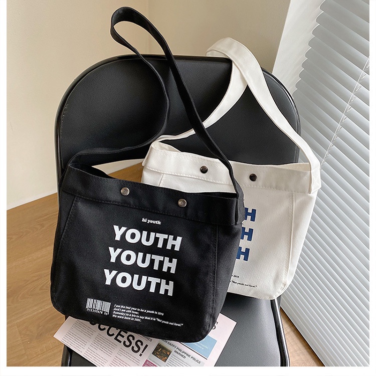 Túi Đeo Canvas Youth Sành Điệu Nam Nữ Praza - DCS0135