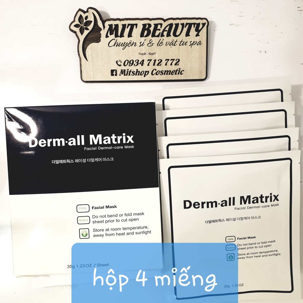 Mặt Nạ Derm All Matrix Hàn Quốc Dưỡng Trắng Nâng Cơ Hàn Quốc chính hãng