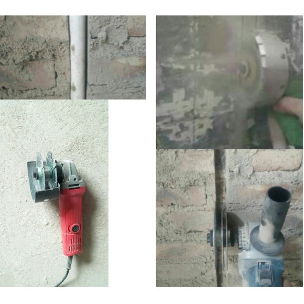 BỘ CHUYỂN ĐỔI MÁY MÀI THÀNH MÁY CẮT RÃNH TƯỜNG- LƯỠI CẮT 100MM - MCRT