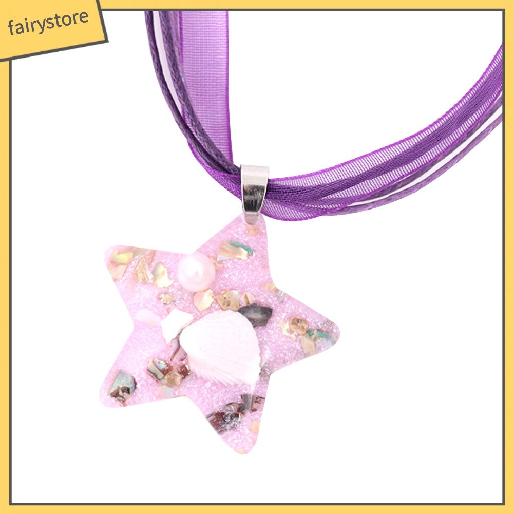 Dây chuyền kim loại mặt ngôi sao năm cánh thời trang cho nữ