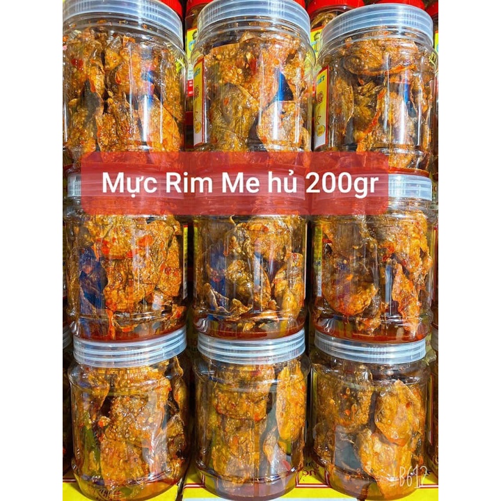 Mực Rim Me ( ăn liền ) là món ăn ngon của Shop Đặc Sản Biển Phan Thiết NGỌC DŨNG; Hộp 200 gram. HSD 12 tháng