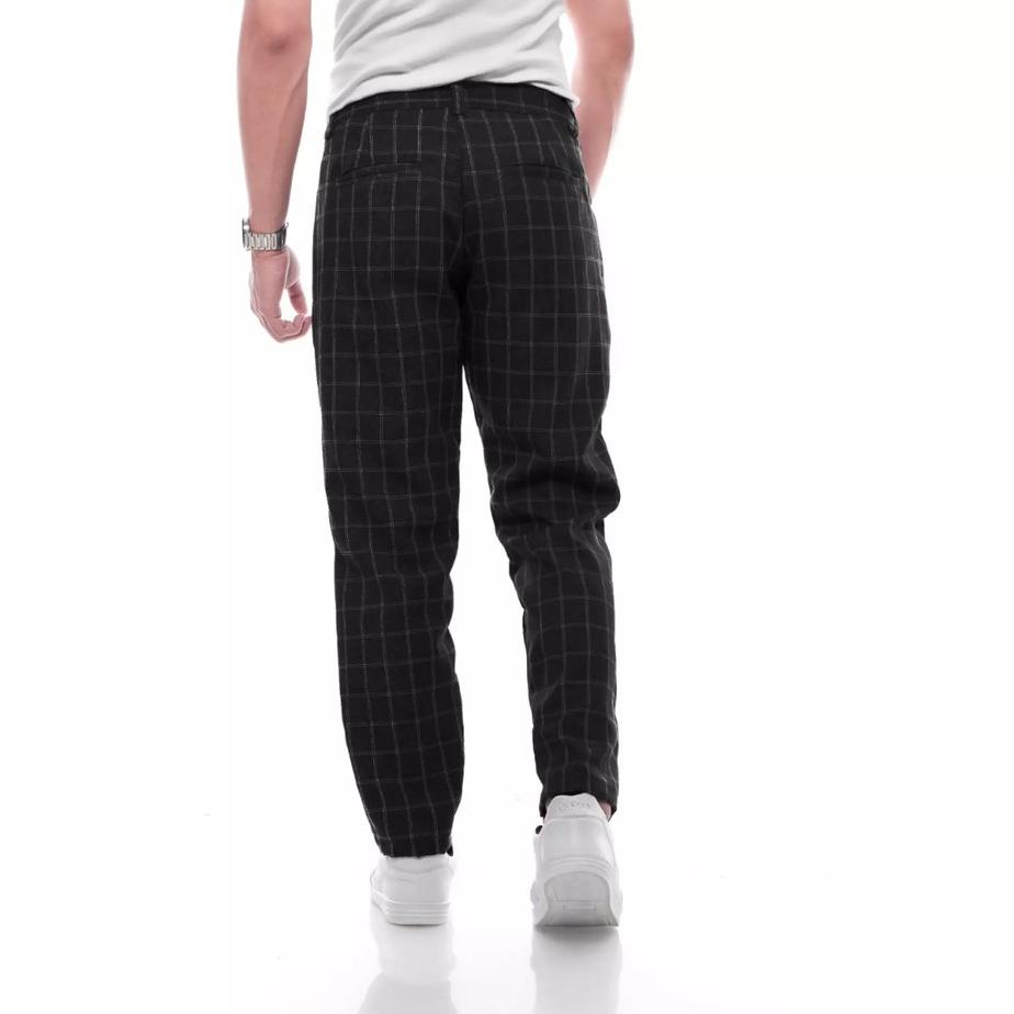 Mô hình TARTAN PANTS màu đen Qczp QUALITY PREMI Box