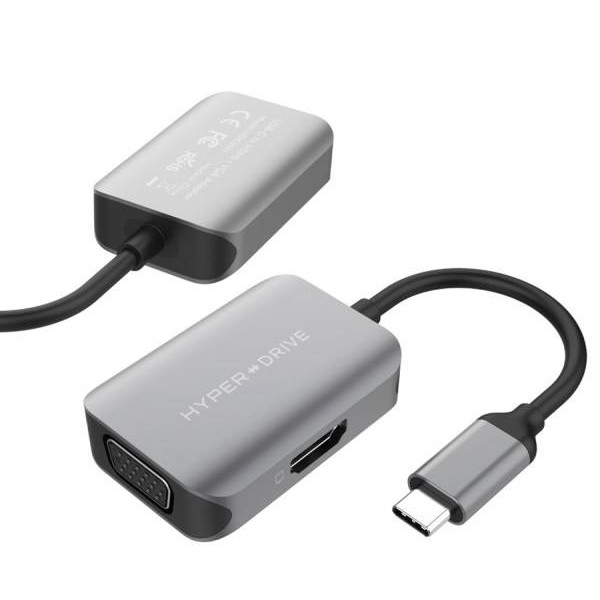 Cổng Chuyển HyperDrive 4K HDMI/VGA 2 IN 1 USB-C Hub HD-C2HV