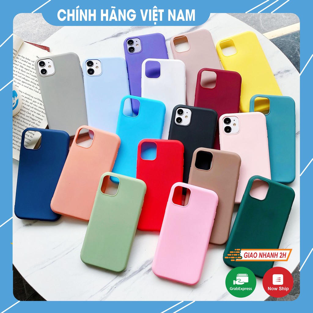 Ốp lưng iphone trơn dẻo 8 màu 5/5s/6/6plus/6s/6splus/7/7plus/8/8plus/x/xr/xs/11/12/pro/max/plus/promax