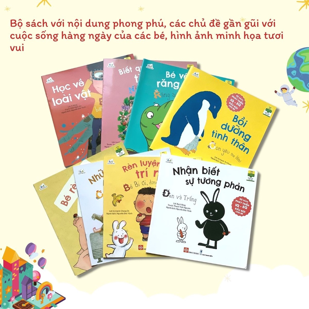 Sách Bộ phát triển IQ EQ đầu đời cho bé xây dựng nền tảng tri thức