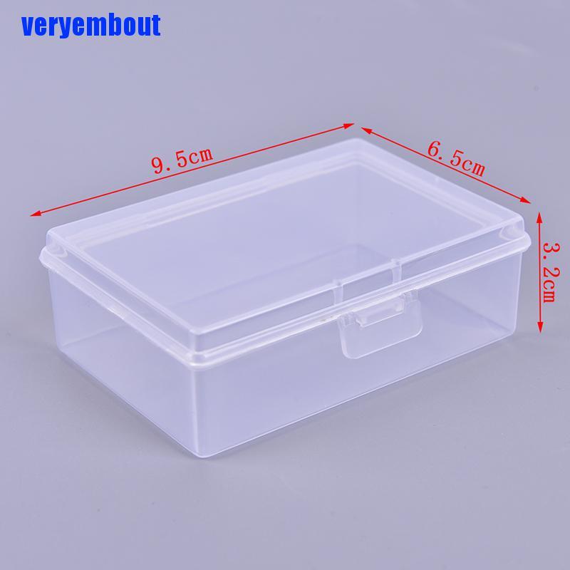 Set 2 Hộp Nhựa Trong Suốt Đựng Thẻ Bài Tiện Dụng