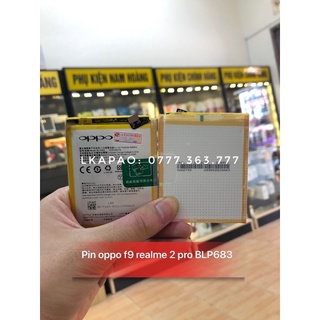 Pin oppo f9 realme 2 pro BLP683 zin hãng