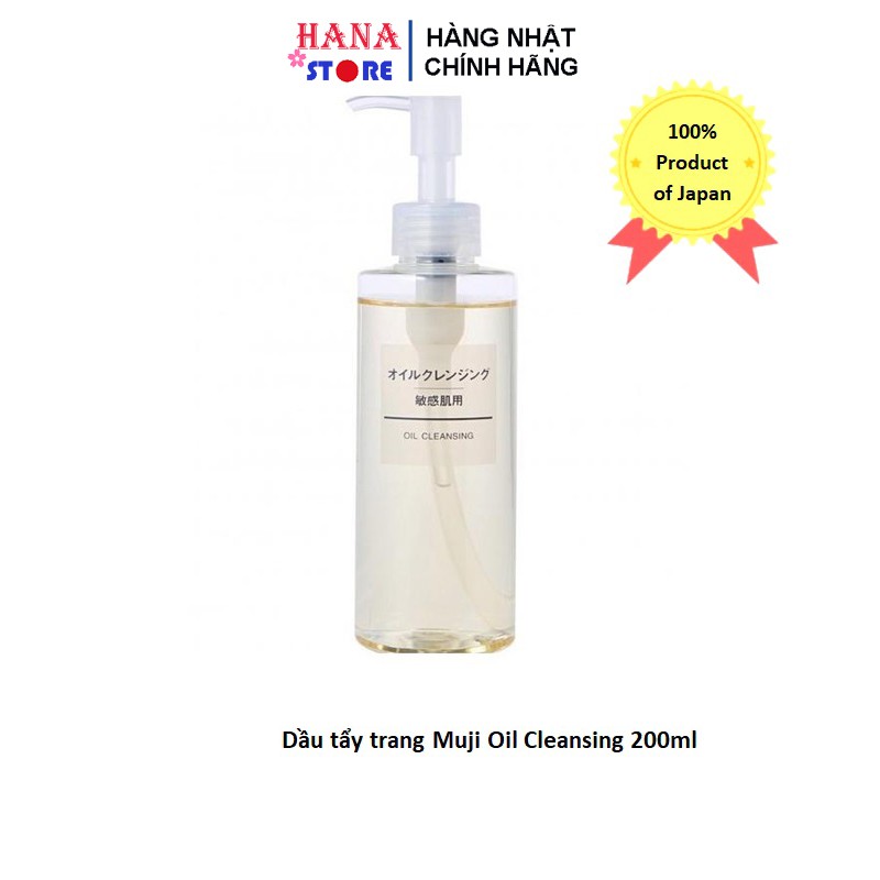 Dầu tẩy trang Muji Oil Cleansing 200ml - Chính Hãng -[Chính Hãng]