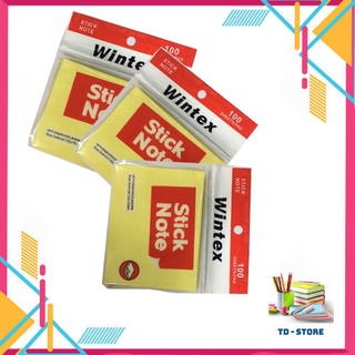 Giấy note vàng Wintex/ Flexoffice các size: 3x2cm, 3x3cm, 3x4cm, 3x5cm