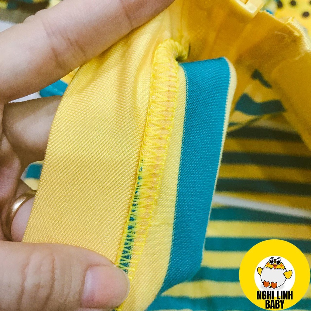 Áo Khoác cho bé gái và bé trai Minly Baby sọc dệt Visco từ 7-28kg - Nghi Linh Baby