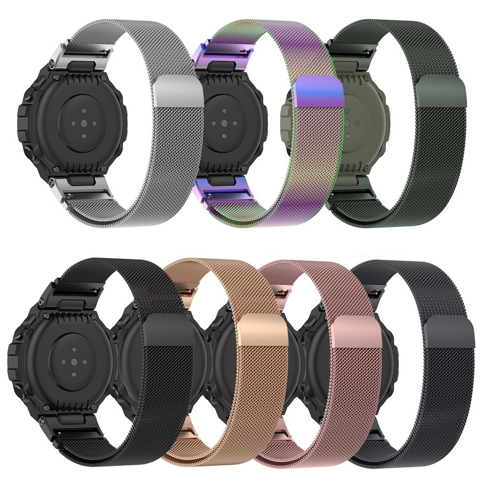Dây Đeo Inox Milanese Cho Đồng Hồ Thông Minh Xiaomi Huami Amazfit T-Rex / T Rex Pro