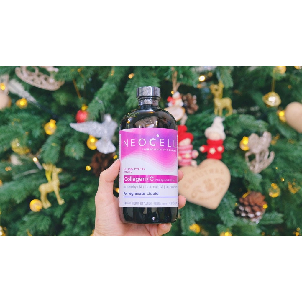 [MẪU MỚI NHẤT] Nước Uống Collagen Lựu Neocell Collagen + C Pomegranate Liquid 473ml (CHUẨN USA) | BigBuy360 - bigbuy360.vn