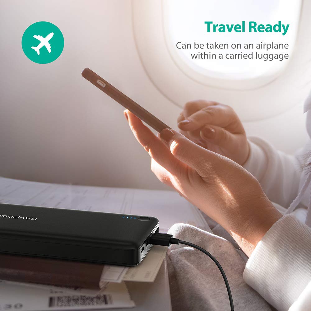 Pin Sạc Dự Phòng RAVPower 20100mAh QC3.0 (Input/Output), In/Out Type-C