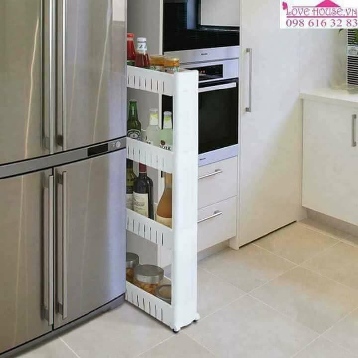 KỆ 3 TẦNG CÓ BÁNH XE CỰC TIỆN LỢI NHÉ